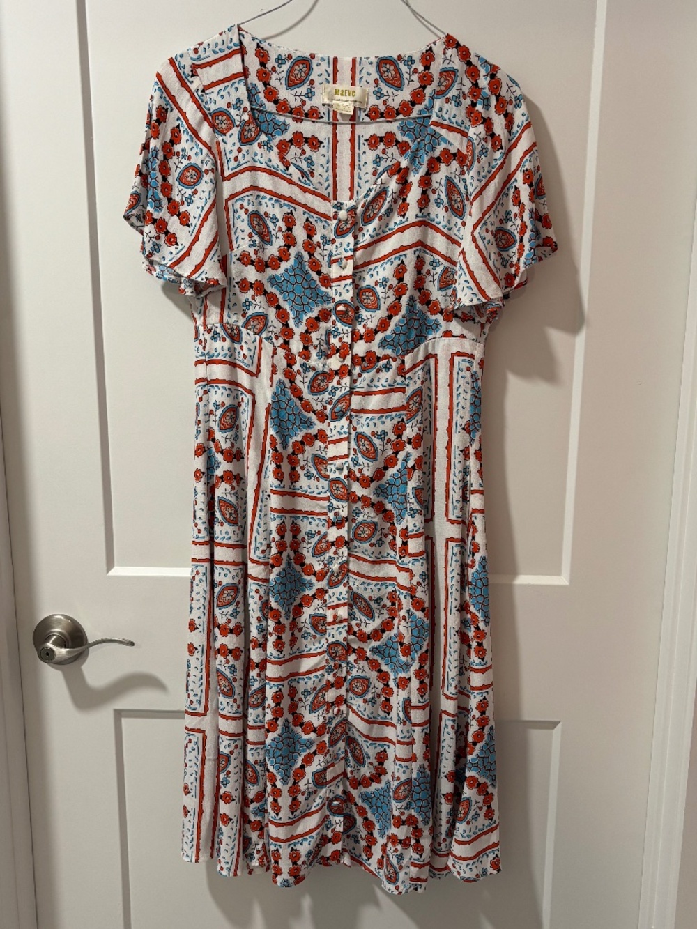 Anthropologie Maeve Praslin Floral Buttondown Dress O